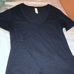 navy v-neck